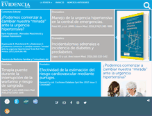 Tablet Screenshot of evidencia.org.ar