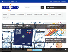 Tablet Screenshot of evidencia.fr